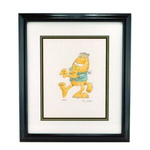 Rare ORIGINAL Pencil Art Frankenstein GARFIELD By JIM DAVIS Drawing HALLOWEEN